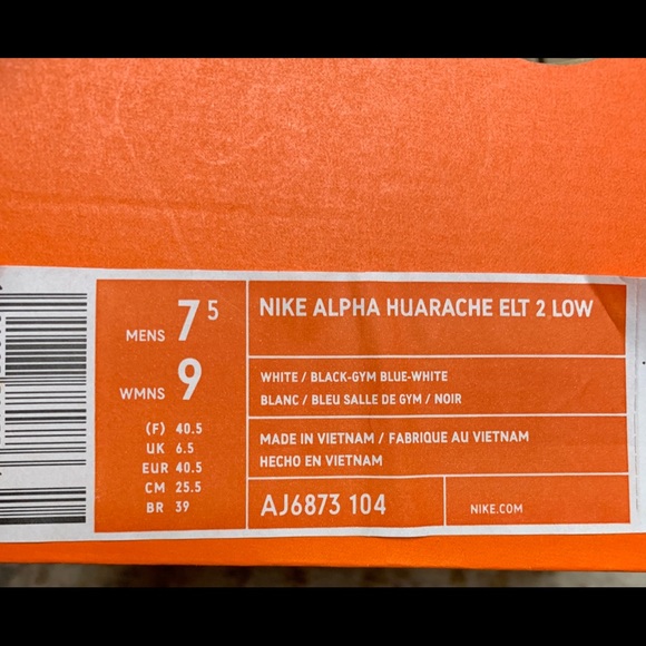 Nike Alpha Huarache Elite 2 Low Metal Baseball - Picture 7 of 8